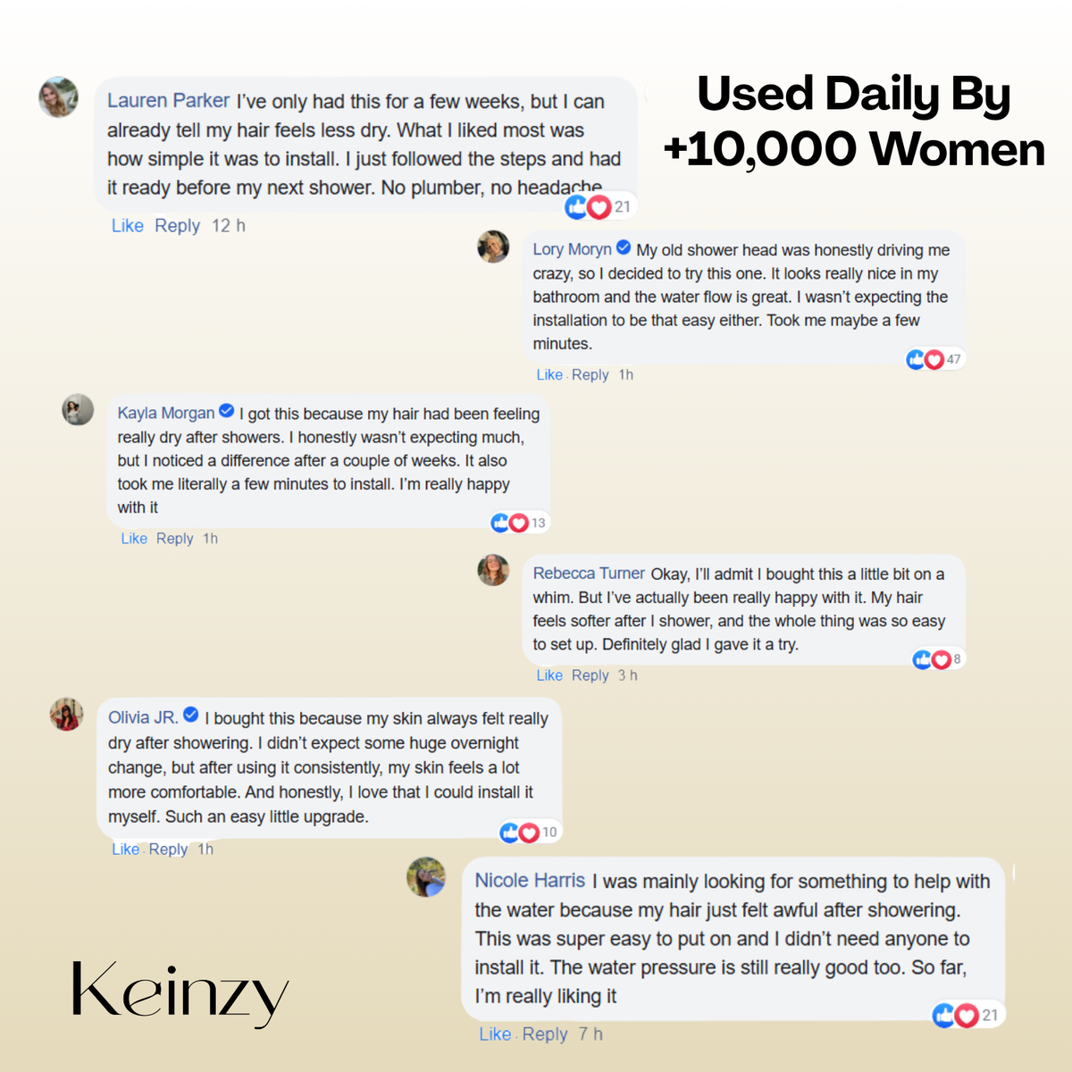 Keinzy™ Pure - Filtered Shower Head