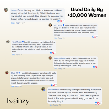 Keinzy™ Pure - Filtered Shower Head